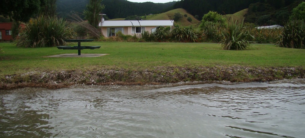 Across the road to the beach